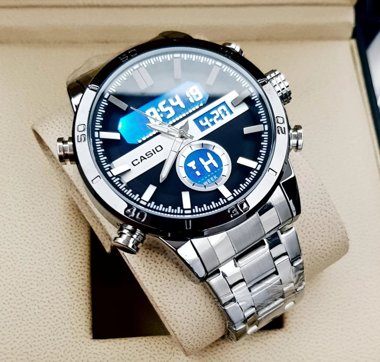 ⌚RELOJ EN ACERO CASIO R4® URBAN PRECISION💎