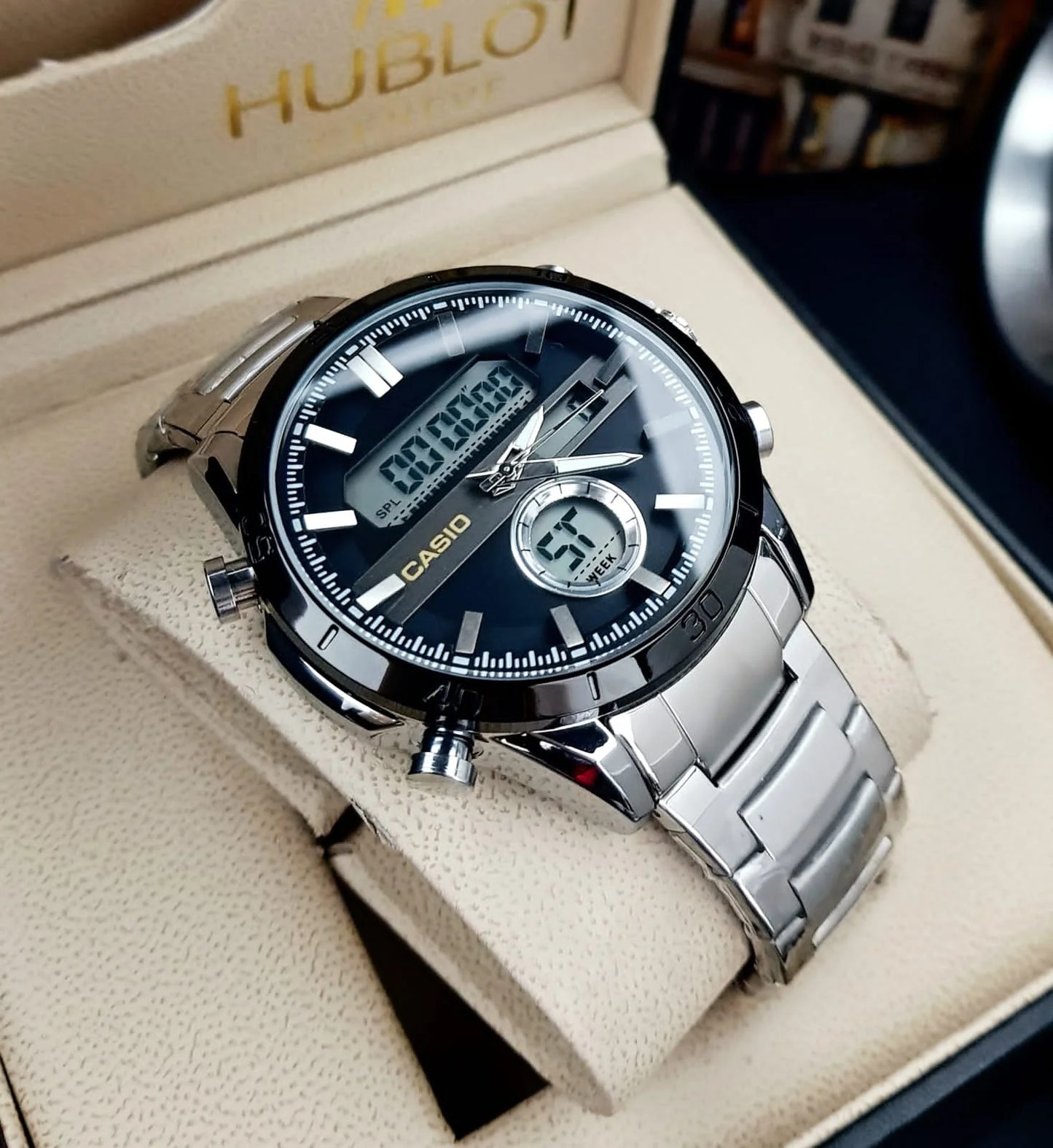⌚RELOJ EN ACERO CASIO R4® URBAN PRECISION💎