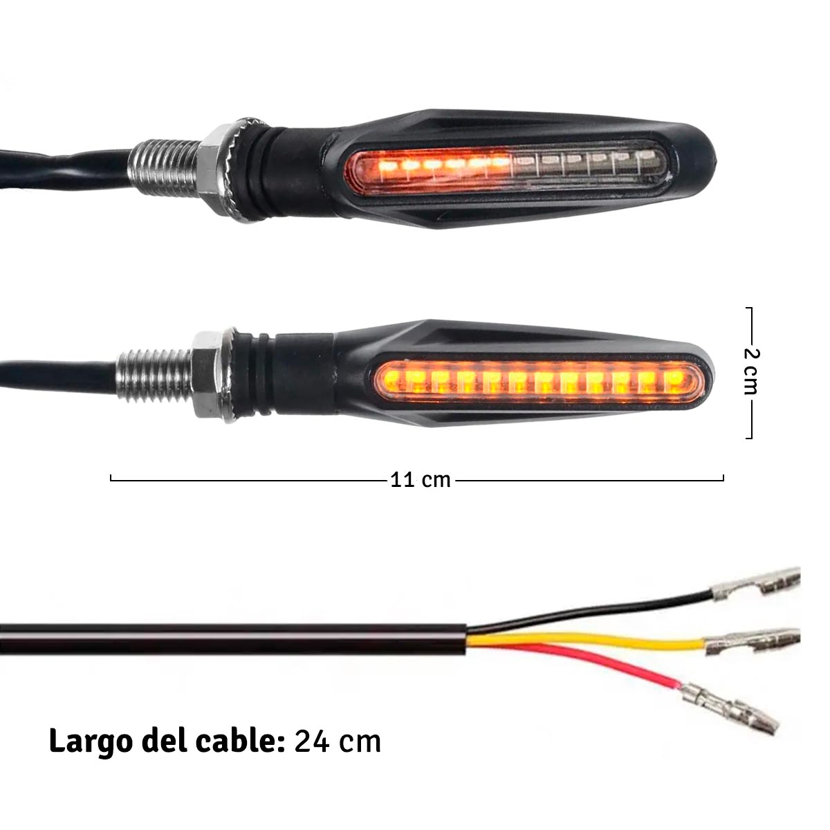 🔥 PACK X 2 INTERMITENTES LED SECUENCIALES SMOGG – ILUMINA TU CAMINO CON ESTILO Y SEGURIDAD 🚀