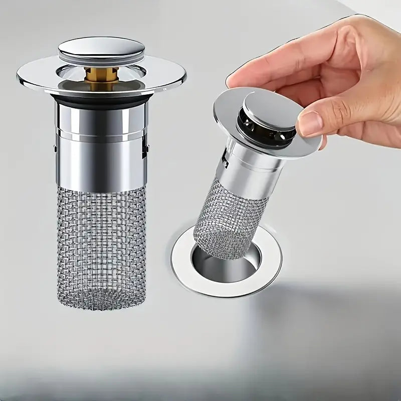 🚨PAGA 1 Y LLEVA 2 Tapones en acero inoxidable AquaSteel™, sella y drena con un toque 👍