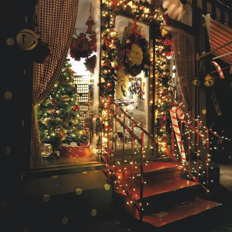 💡Luces Led Exteriores e interiores Con Panel Solar (200 Luces)🎄