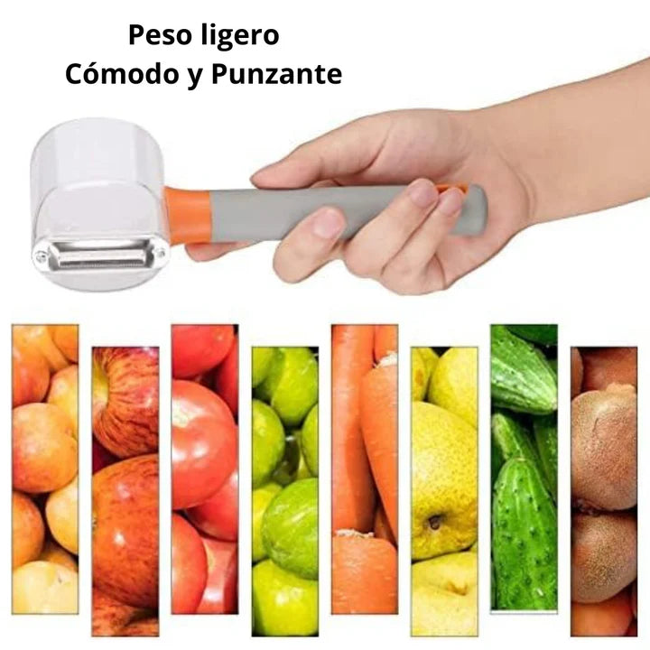 Pelador multifuncional con depósito™ para Frutas y Verduras