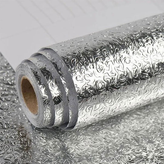 🛠️PAPEL ALUMINIO ULTRA-ADHESIVO COCINA LIMPIA EN SEGUNDOS✨ 5Mts x 60 Cm