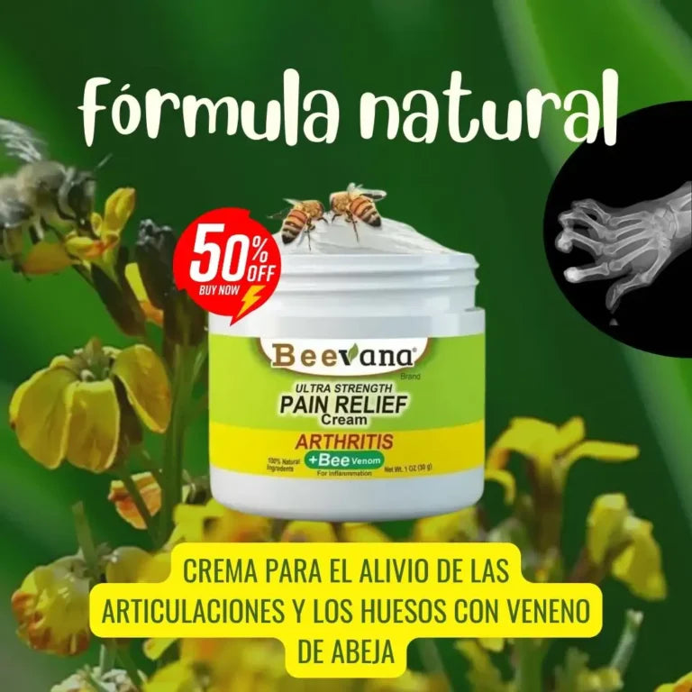 🔥OFERTA PAGA 1 Y LLEVA 2 - Crema de terapia para Artritis, Reumatismo, Dolor de huesos, a base de veneno de abeja Beevana™
