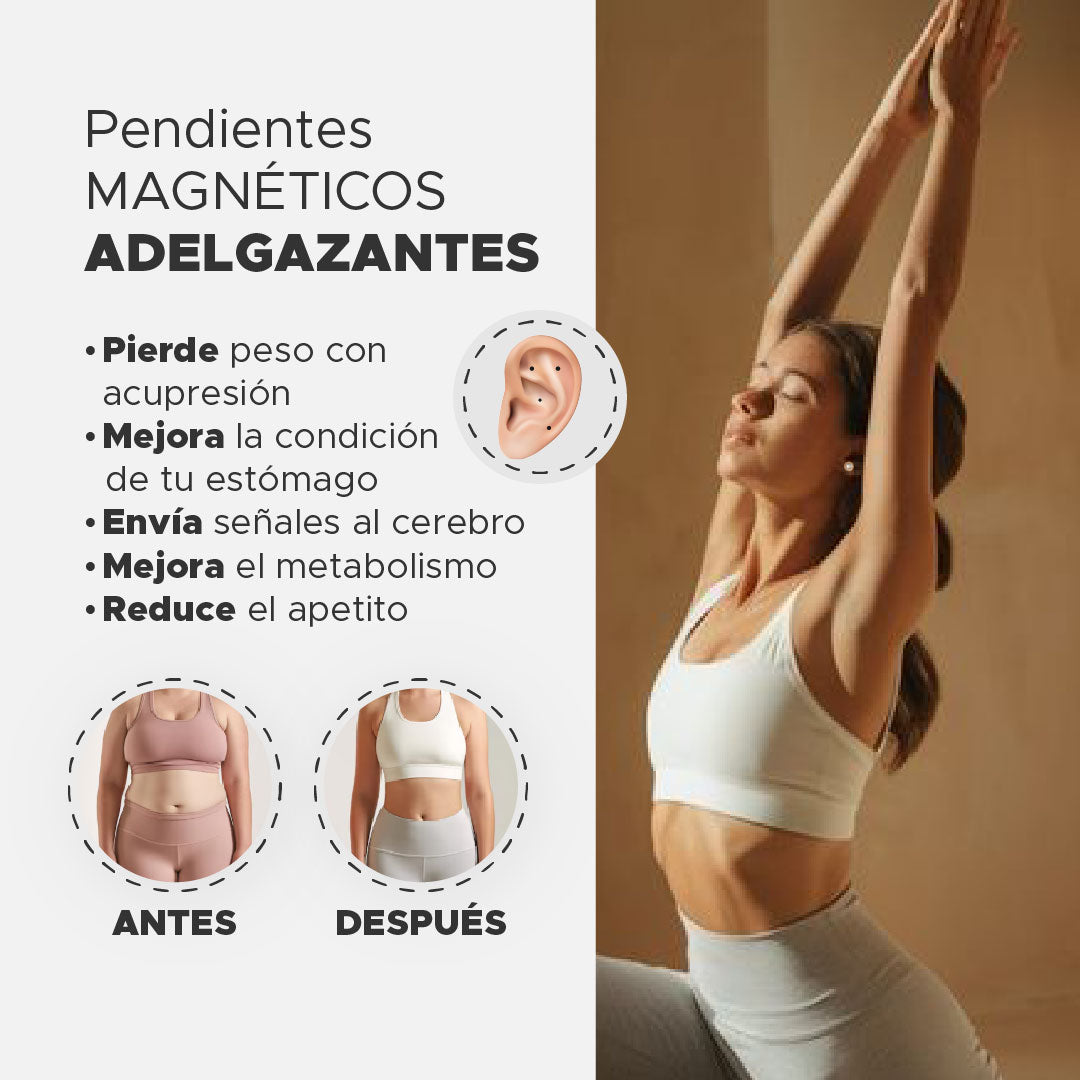 Pendientes Magnéticos Adelgazantes