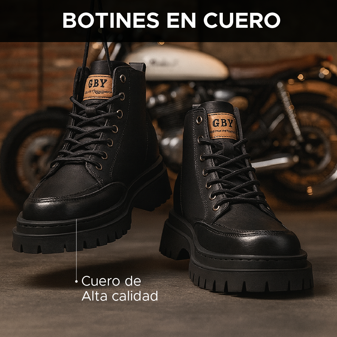 🥾 PowerStep Boots™ – Botas en Cuero, Estilo, Resistencia y Comodidad en Cada Paso 🥾
