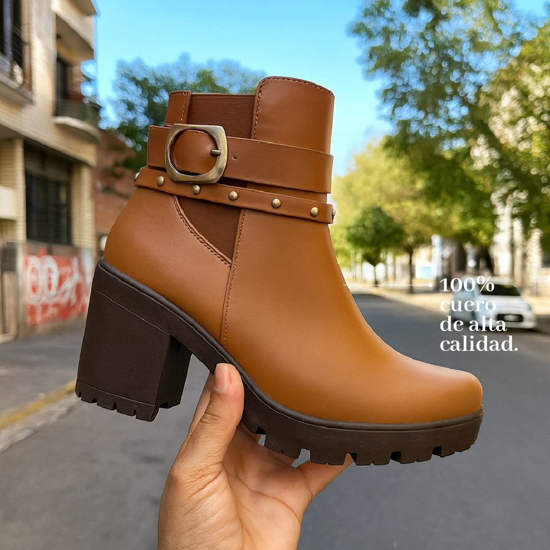 ✨ Botines Francesa Chic™ 100% Cuero 👢 ✨