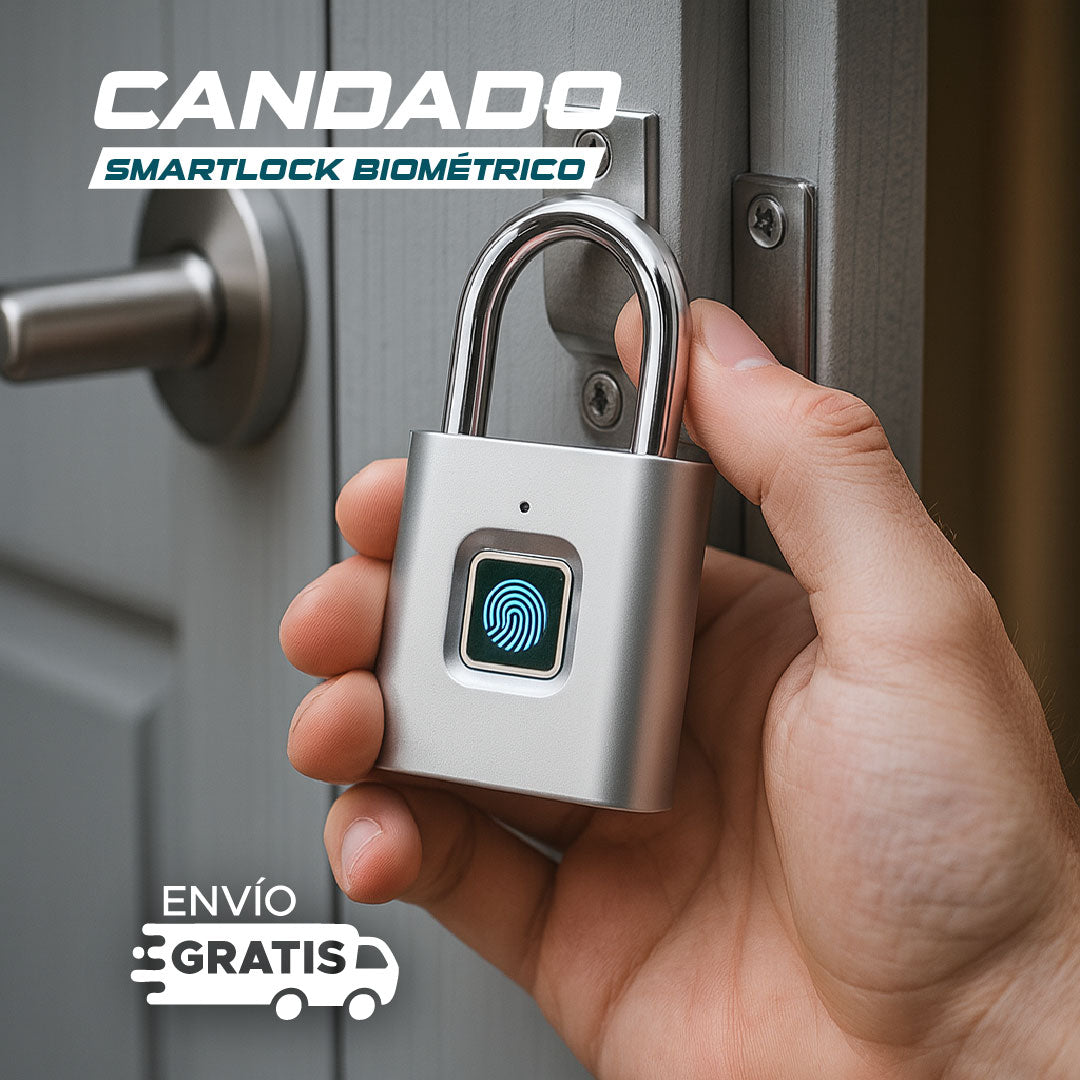 🔒 SmartLock Candado de acero con Huella Biométrico 🛡️