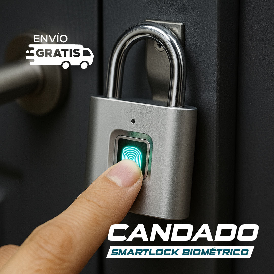 🔒 SmartLock Candado de acero con Huella Biométrico 🛡️
