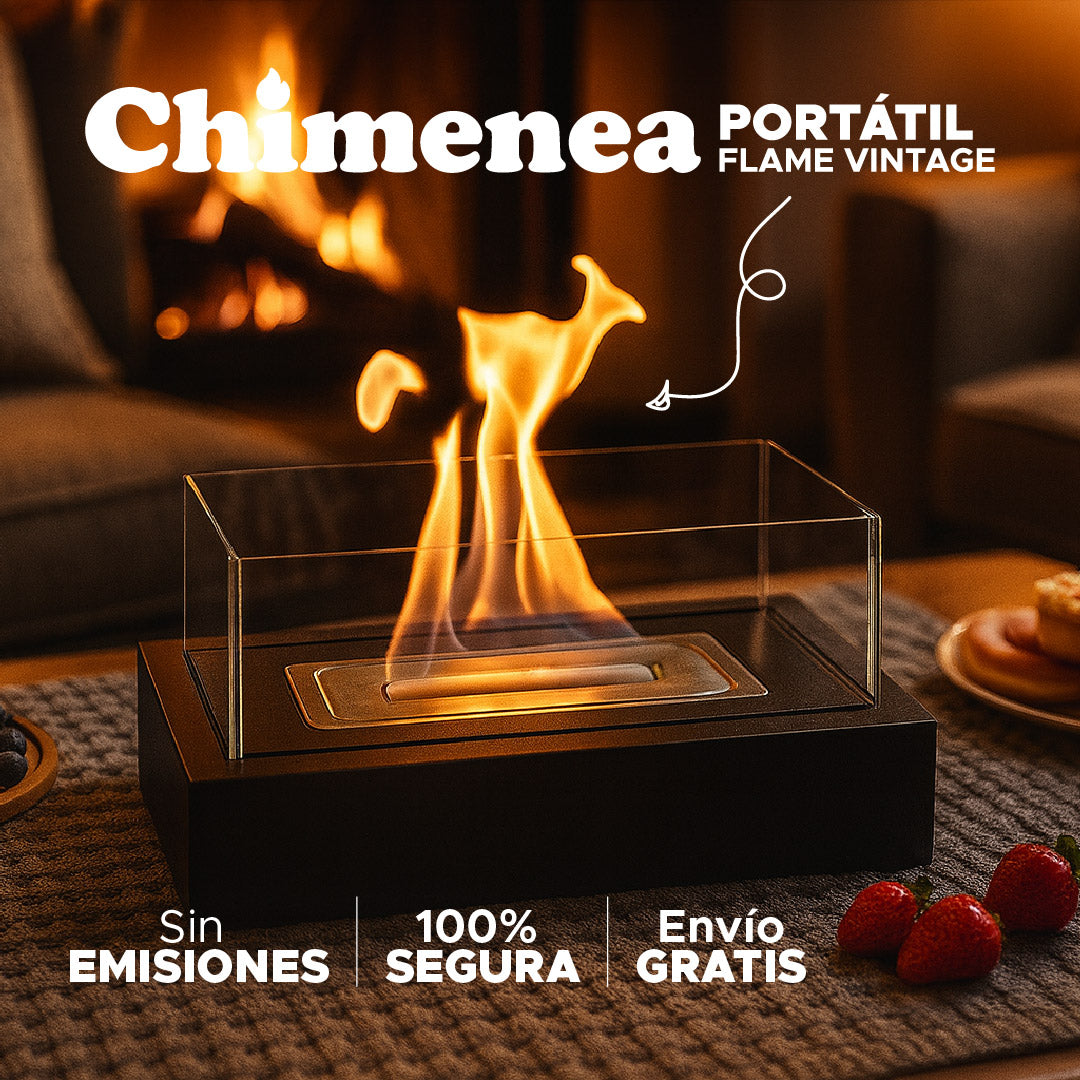 🔥 Chimenea Portátil Flame Vintage™ 🔥