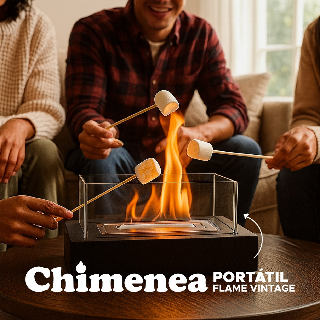 🔥 Chimenea Portátil Flame Vintage™ 🔥