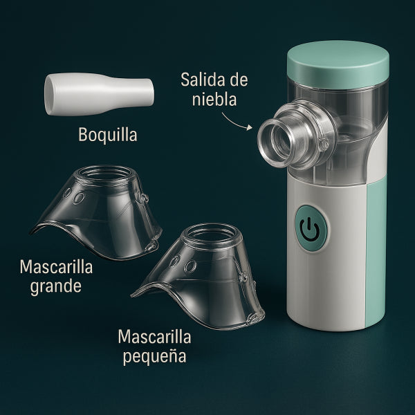 🧊 CLEARFLOW™ NEBULIZADOR – Respirar nunca había sido tan fácil 😮💨