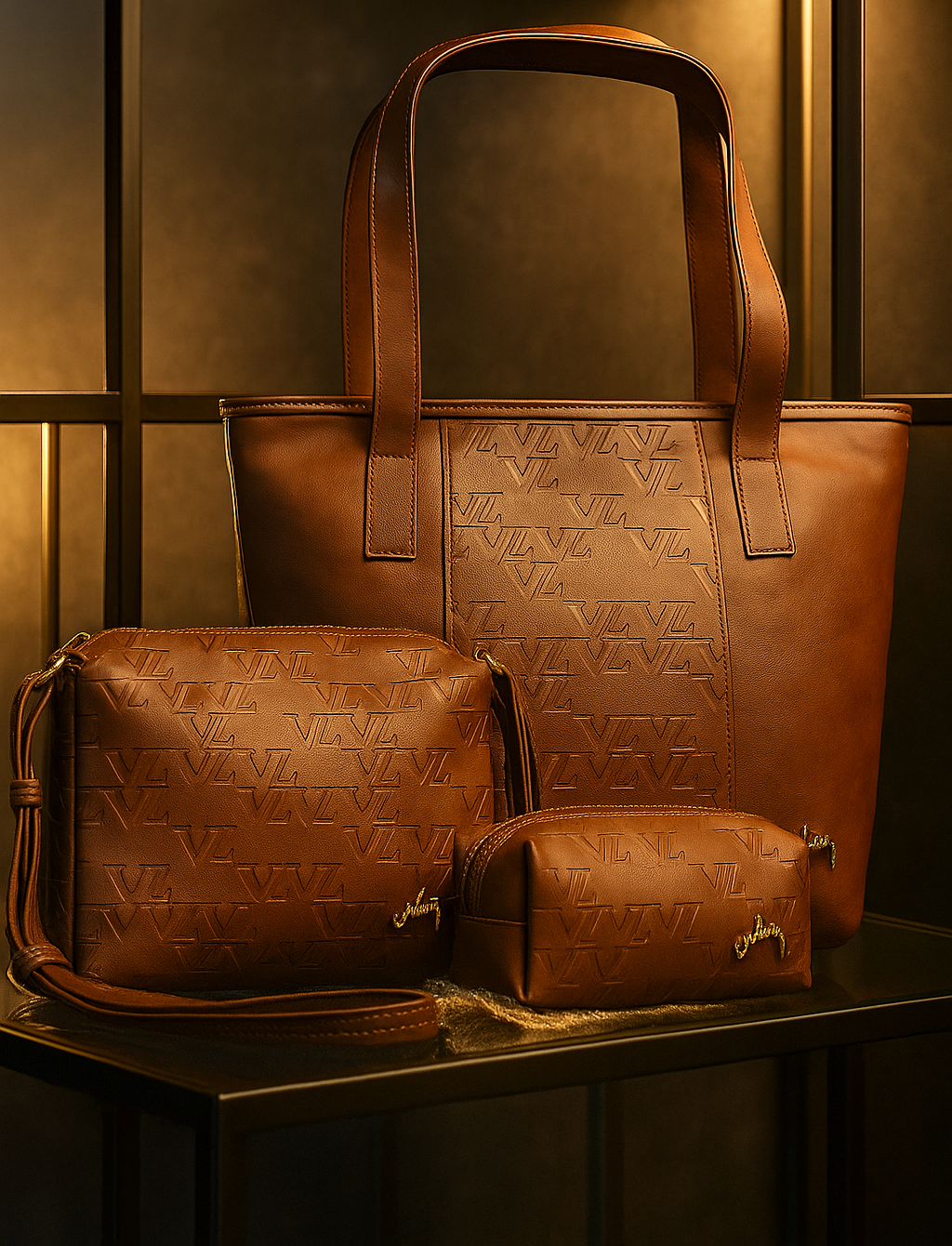 ✨SET DAKOTA LUXE LLEVA 3 UNIDADES 👜