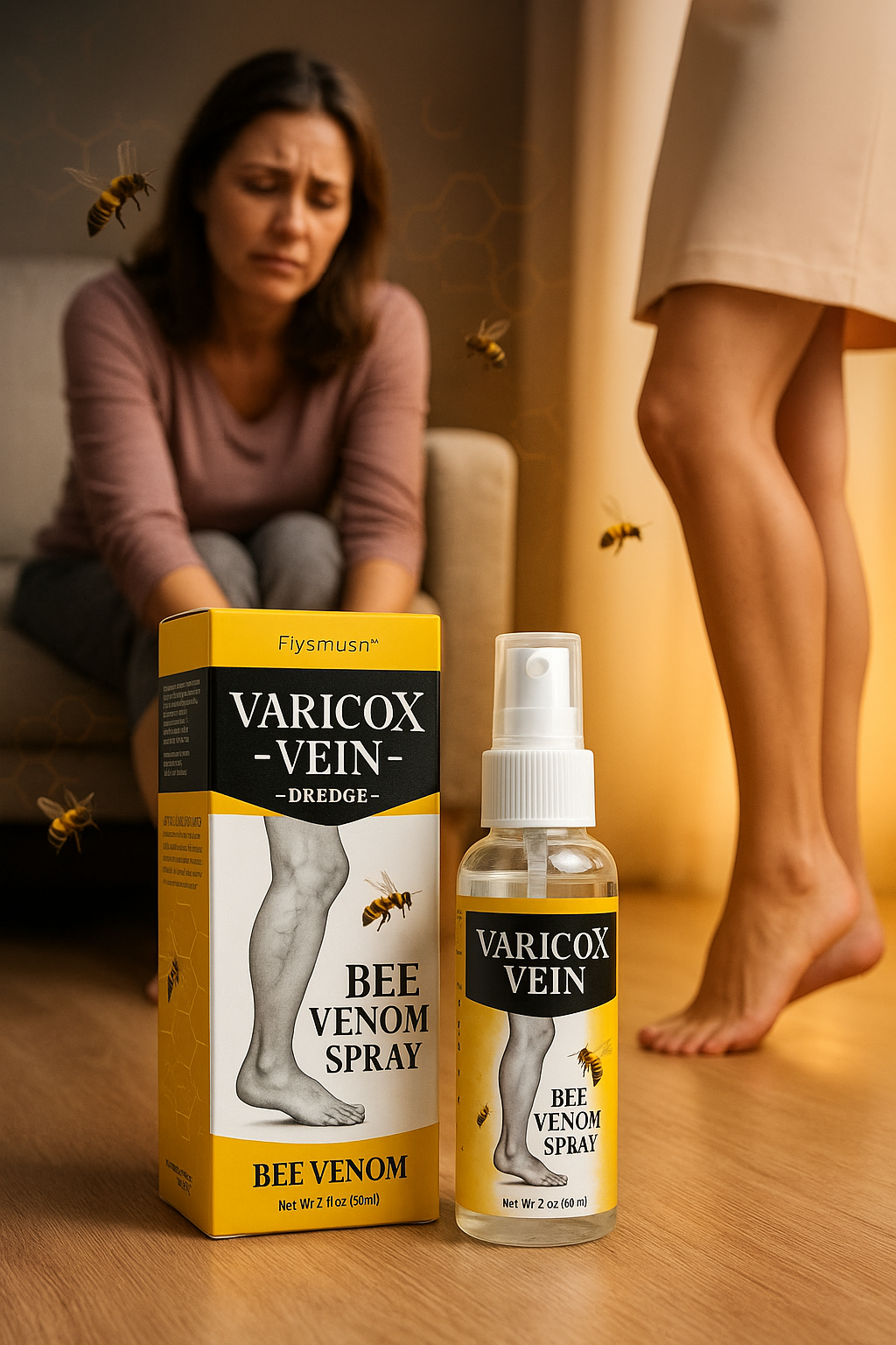 🐝Paga 1 lleva 2 Frascos de Veneno de abeja contra la VARICE + ULCERA + FLEBITIS// BEEVENOM 2X1 🐝 VARICOX VEINⓇ