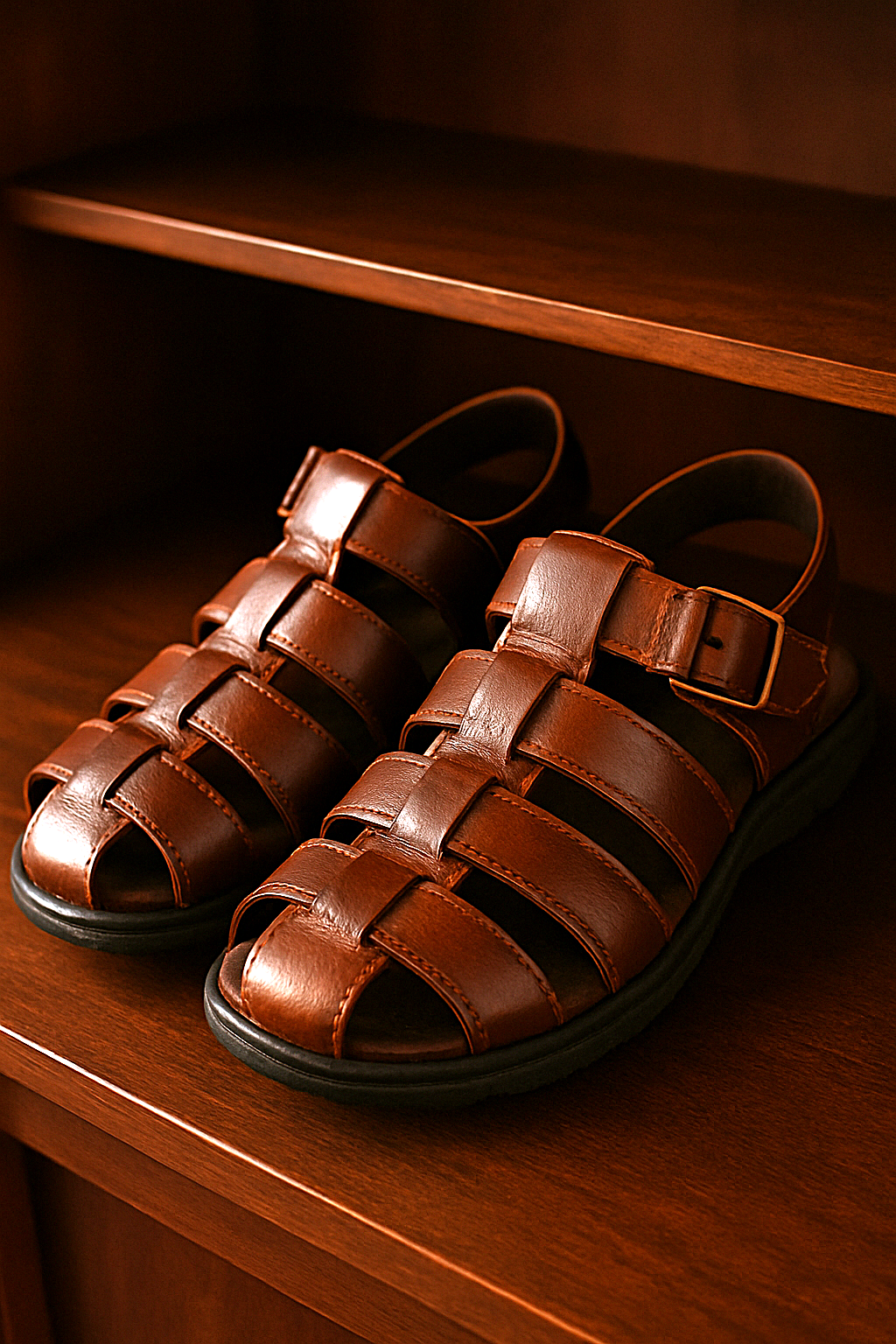 Sandalias en Cuero PrimeLeather™ Calidad Garantizada✅