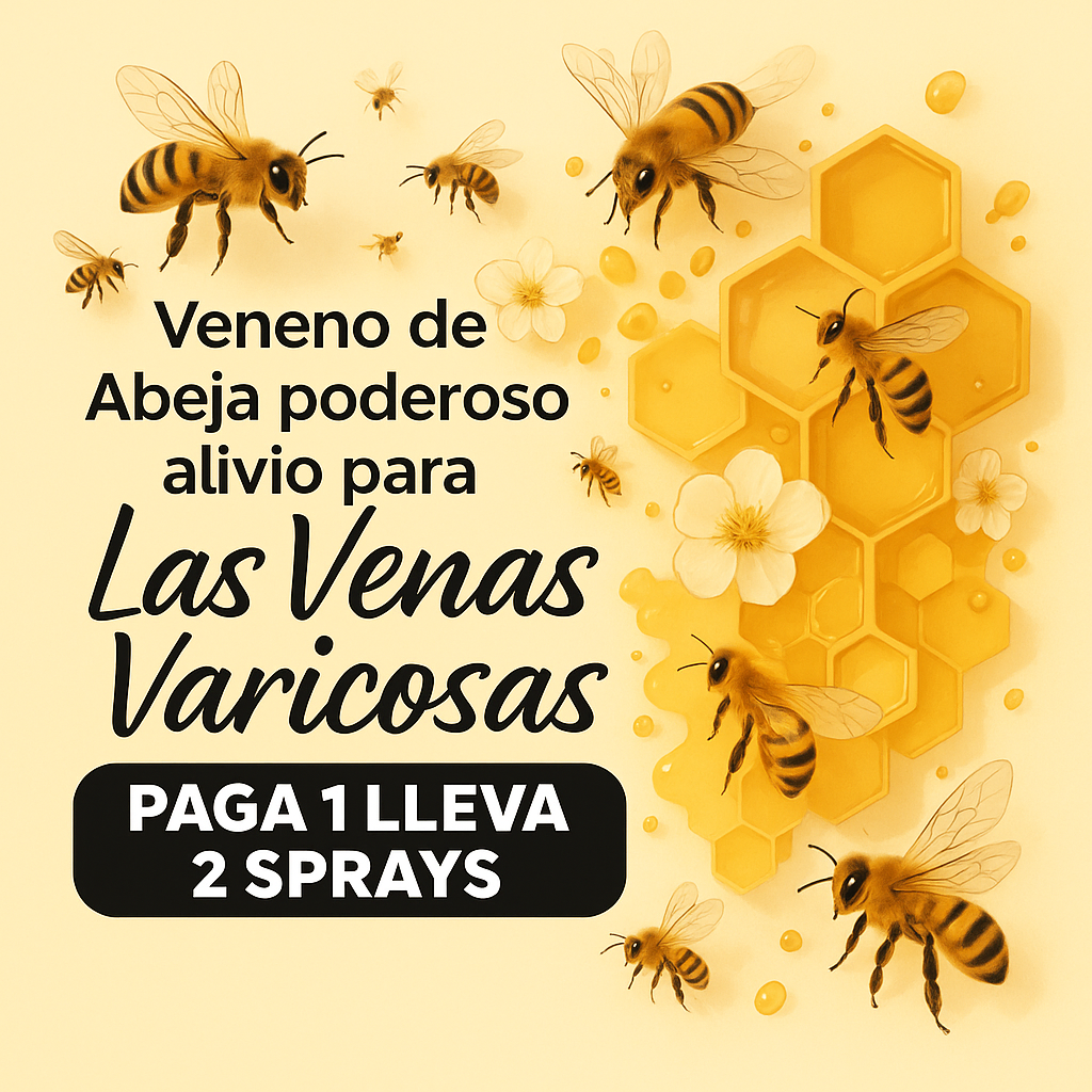 🐝Paga 1 lleva 2 Frascos de Veneno de abeja contra la VARICE + ULCERA + FLEBITIS// BEEVENOM 2X1 🐝 VARICOX VEINⓇ
