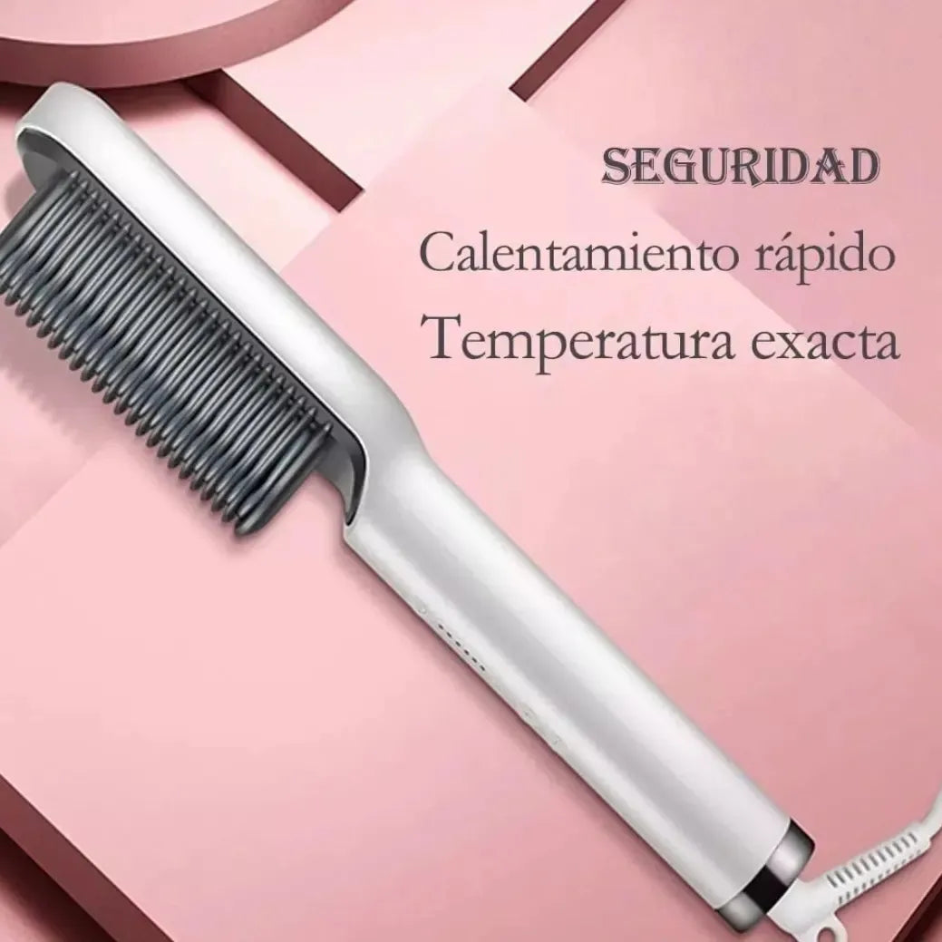 Cepillo alisador HairPro , Cabello liso en minutos