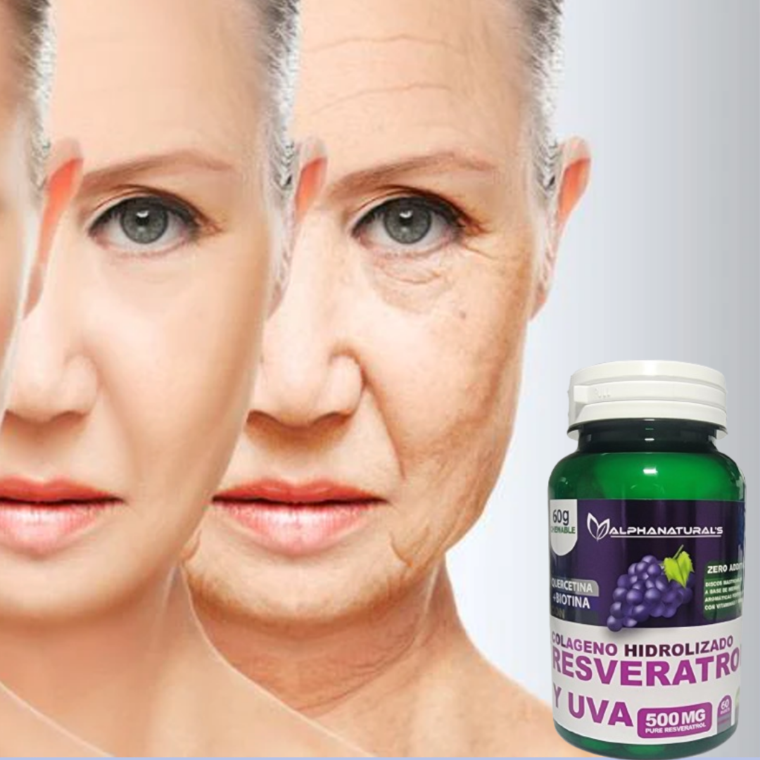 🍇RESVERATROL ELIXIR PARA LA JUVENTUD ANTIENVEJECIMIENTO Y MULTIVITAMÍNICO