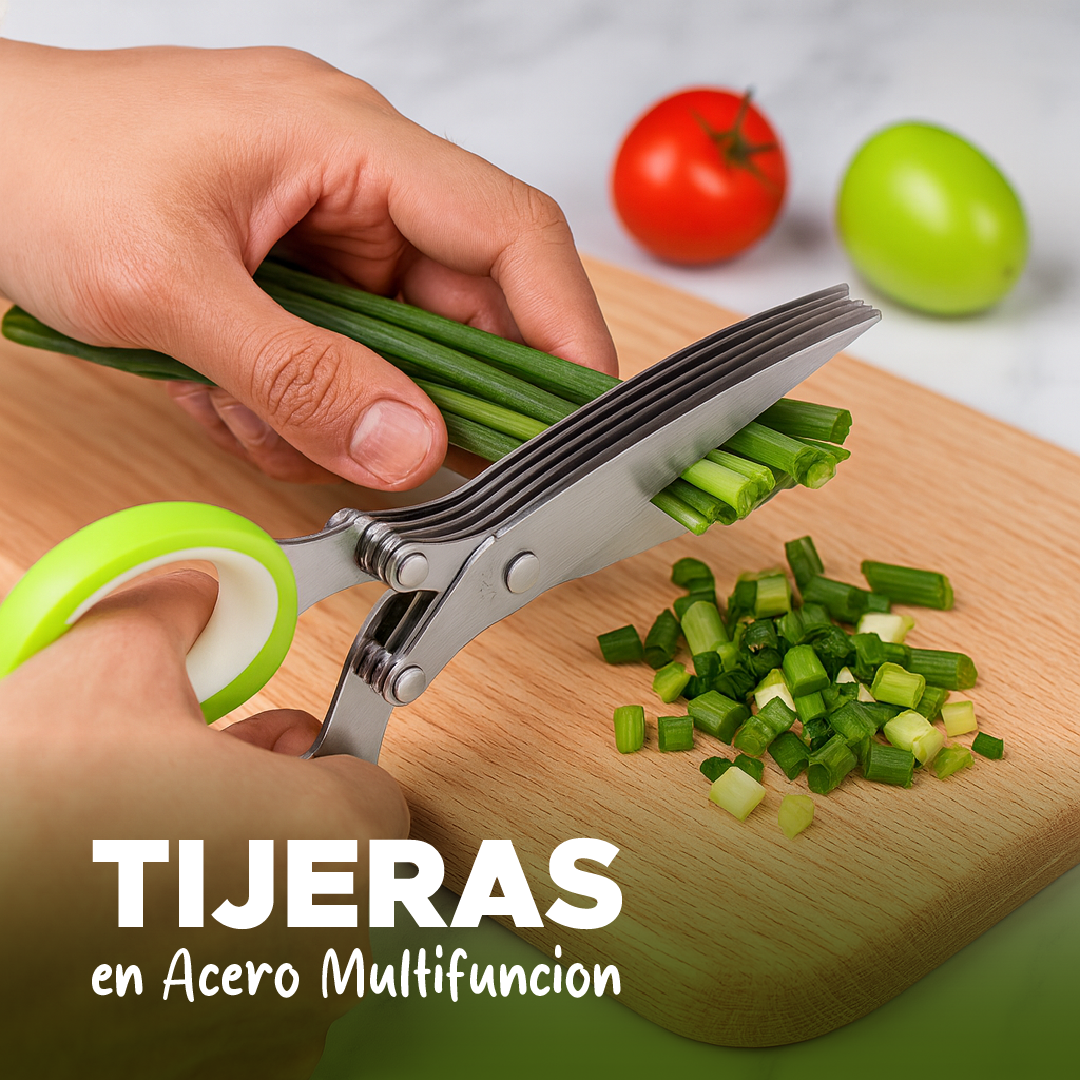 ✂️ Tijeras en Acero Multifunción Para Cocina 👩🏻🍳X-Chef