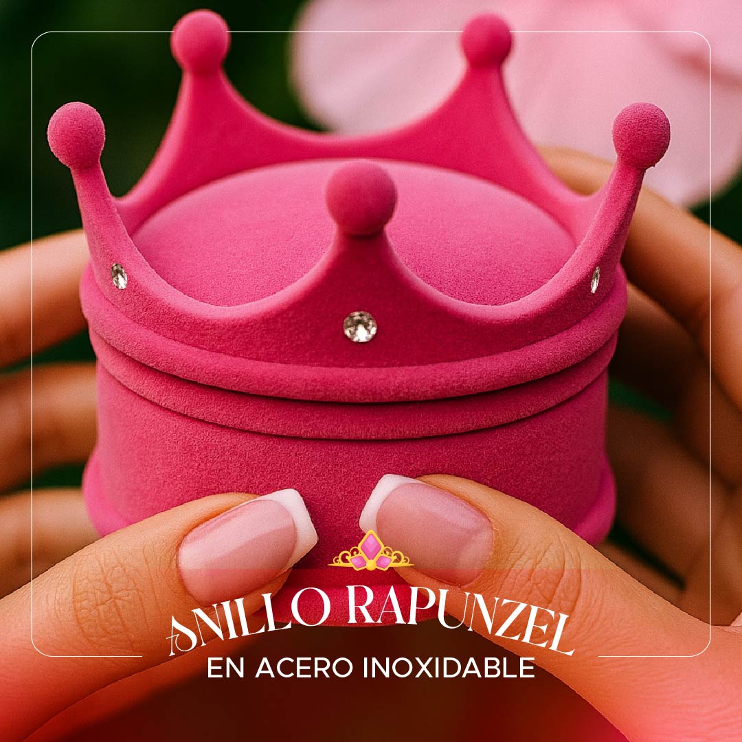💍✨ Anillo Rapunzel™ Brillo de Princesa - Ajustable En acero inoxidable ✨👑