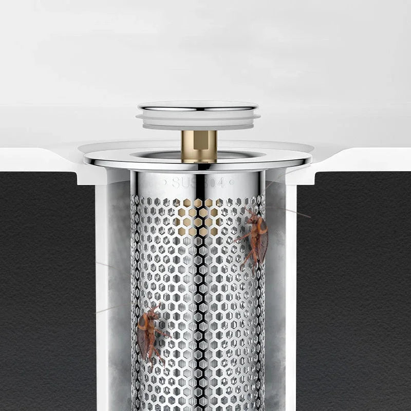 🚨PAGA 1 Y LLEVA 2 Tapones en acero inoxidable AquaSteel™, sella y drena con un toque 👍