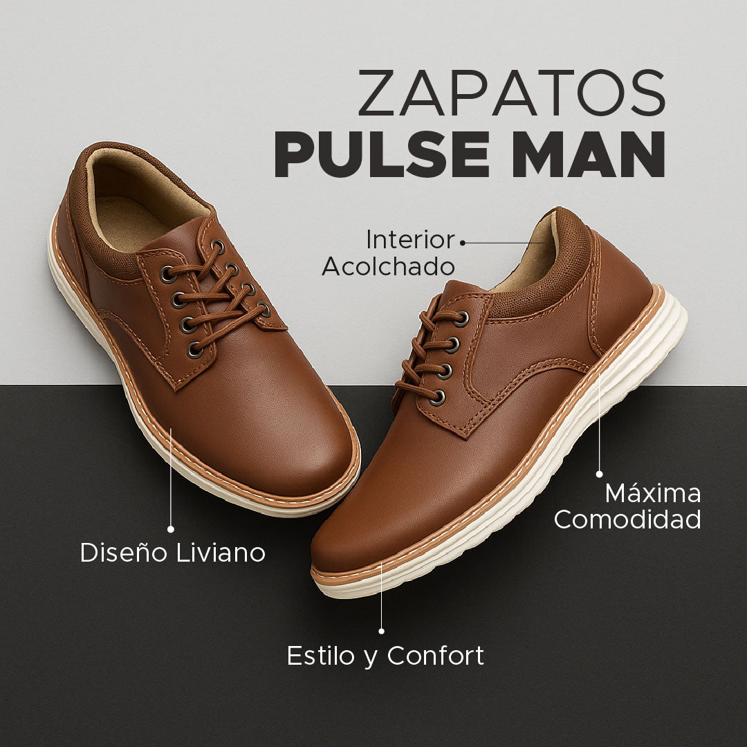✨👞Zapatos Pulse Man – Estilo y Comodidad para tu Día a Día 👞✨