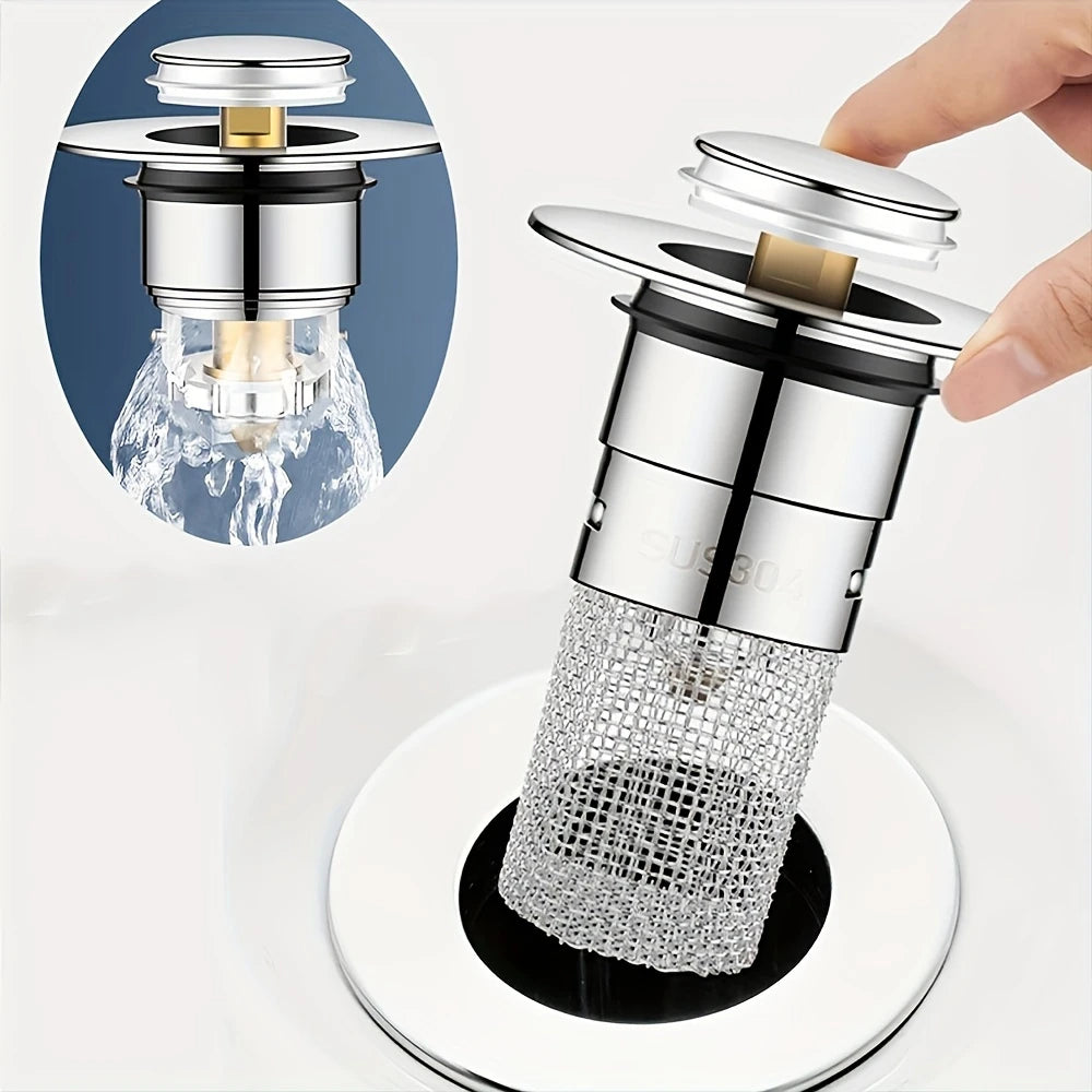 🚨PAGA 1 Y LLEVA 2 Tapones en acero inoxidable AquaSteel™, sella y drena con un toque 👍