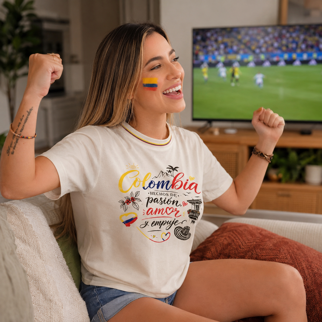 🇨🇴✨ Camisetas Bella Colombia – Promo 2x1 para mujer ✨🇨🇴Diseño variado