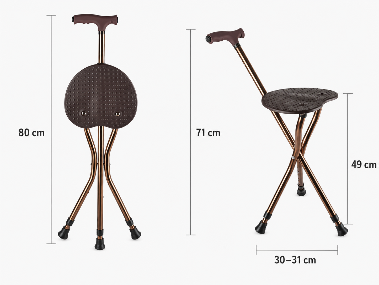 💡 🦯Bastón ConfortSeat 2 en 1 🦯🌟Práctico, portátil y fácil de usar. ✨