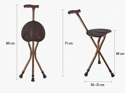 💡 🦯Bastón ConfortSeat 2 en 1 🦯🌟Práctico, portátil y fácil de usar. ✨