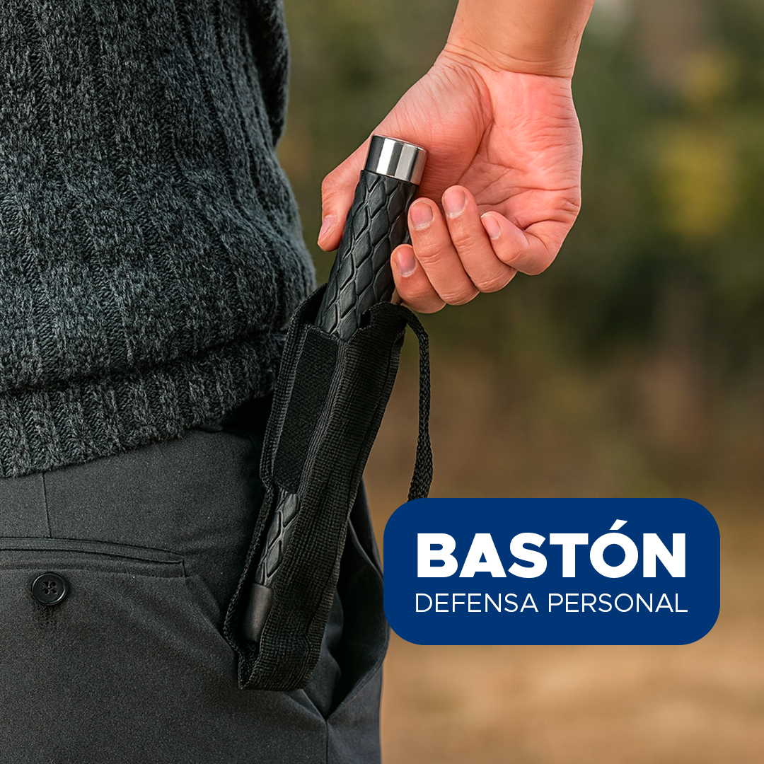🚨 Bastón Retráctil en Acero  – Cuida de ti en todo momento🛡️