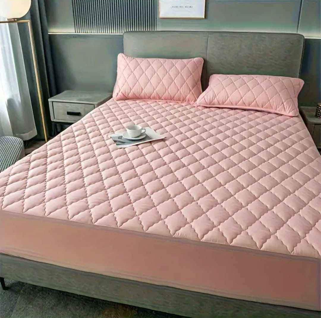 🛏️✨ SET PROTECTOR DE COLCHÓN + 2 FUNDAS PREMIUM 💡