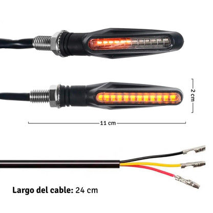 🔥 PACK X 2 INTERMITENTES LED SECUENCIALES SMOGG – ILUMINA TU CAMINO CON ESTILO Y SEGURIDAD 🚀