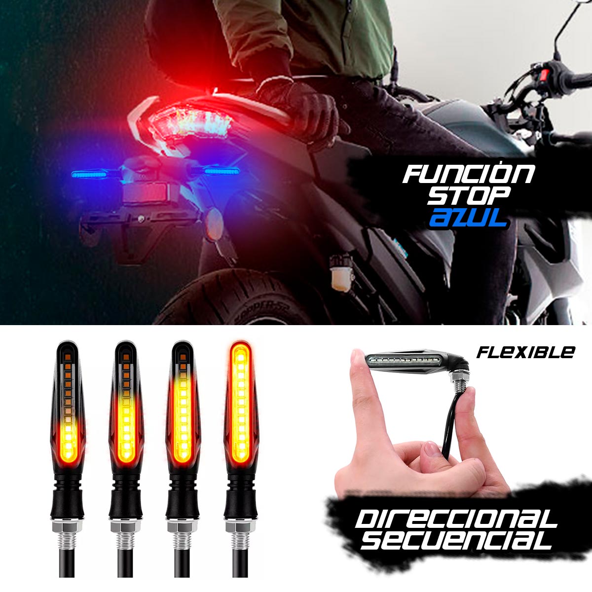 🔥 PACK X 2 INTERMITENTES LED SECUENCIALES SMOGG – ILUMINA TU CAMINO CON ESTILO Y SEGURIDAD 🚀