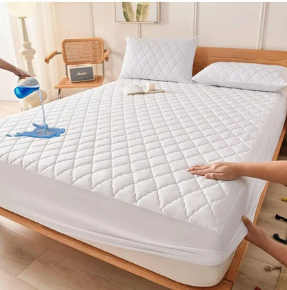 🛏️✨ SET PROTECTOR DE COLCHÓN + 2 FUNDAS PREMIUM 💡