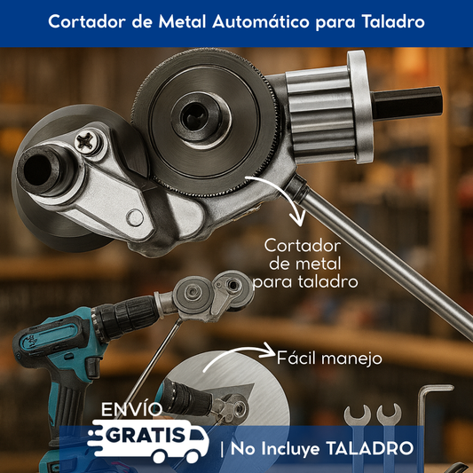 🌀 MetalCut Pro™ ⚡ Cortador de Metal para Taladro