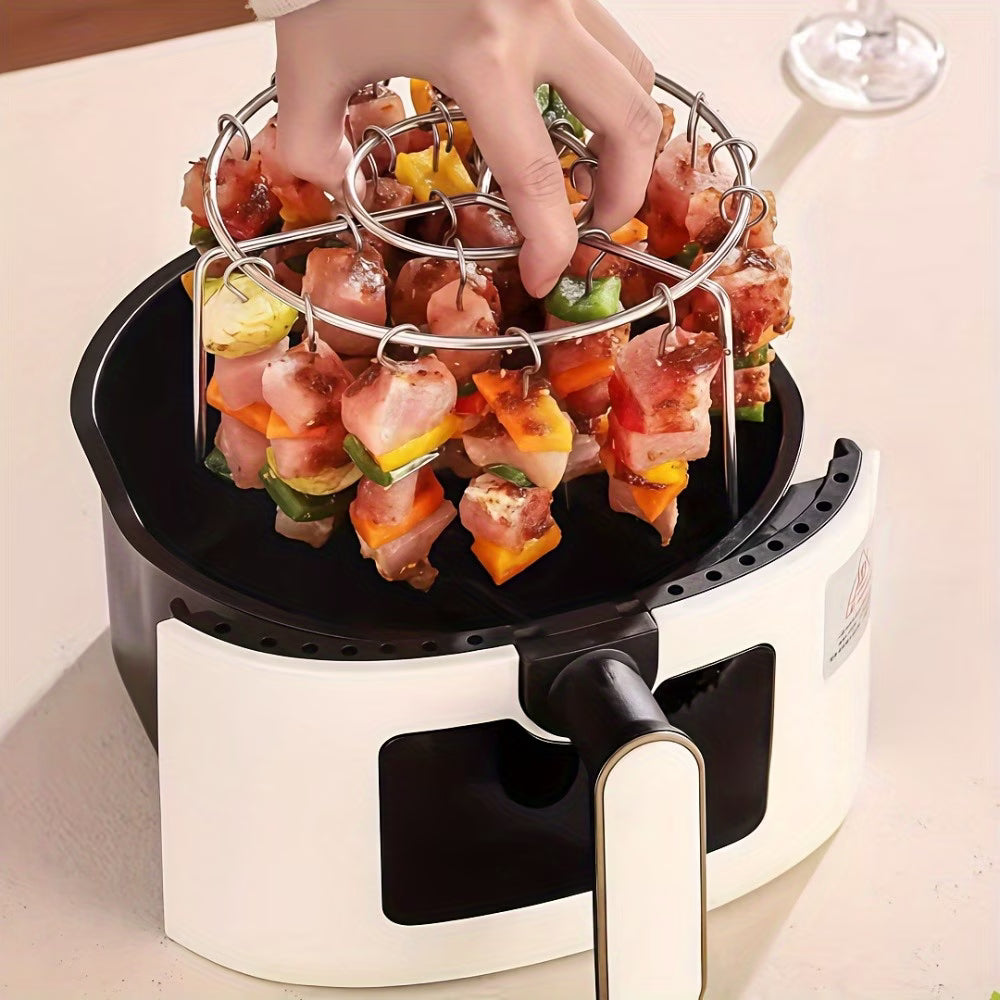 🍗 GrillMax Air™🔥 Parrilla Premium en acero para Air Fryer