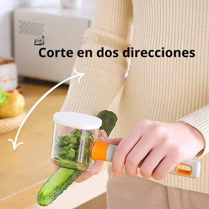 Pelador multifuncional con depósito™ para Frutas y Verduras