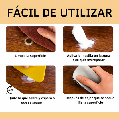✨MADECRIL MASILLA REPARADORA PARA IMPERFECCIONES EN MADERA, RESTAURA TUS MUEBLES