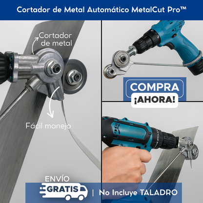 🌀 MetalCut Pro™ ⚡ Cortador de Metal para Taladro