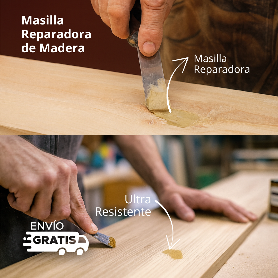 ✨MADECRIL MASILLA REPARADORA PARA IMPERFECCIONES EN MADERA, RESTAURA TUS MUEBLES