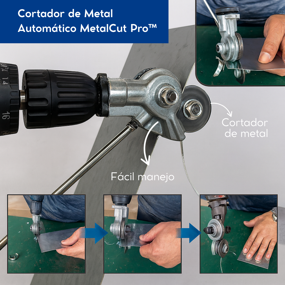 🌀 MetalCut Pro™ ⚡ Cortador de Metal para Taladro
