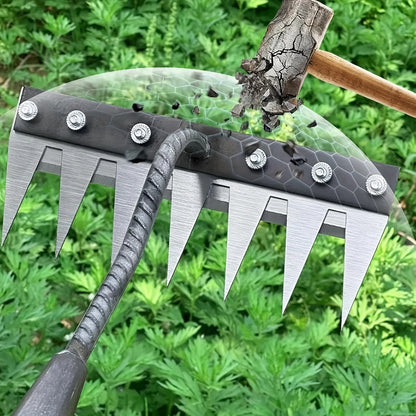 🌱GARDEN PRO! RASTRILLO EN ACERO DE ALTA DURABILIDAD