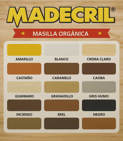 ✨MADECRIL MASILLA REPARADORA PARA IMPERFECCIONES EN MADERA, RESTAURA TUS MUEBLES