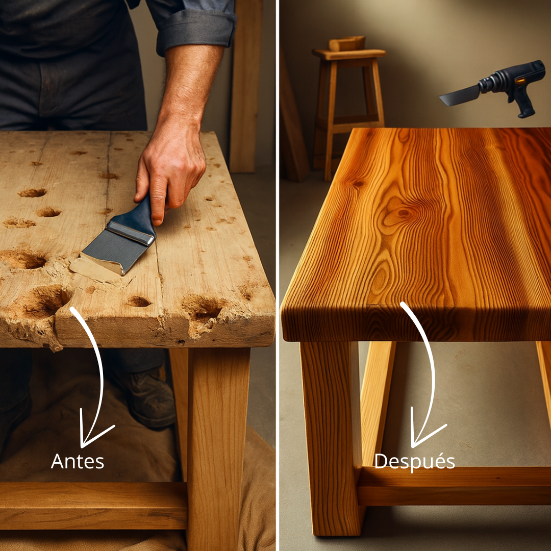 ✨MADECRIL MASILLA REPARADORA PARA IMPERFECCIONES EN MADERA, RESTAURA TUS MUEBLES