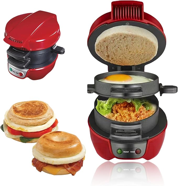 MÁQUINA MULTI RECETAS 3 EN 1 🍔🍳🥓 Desayunos Perfectos✨