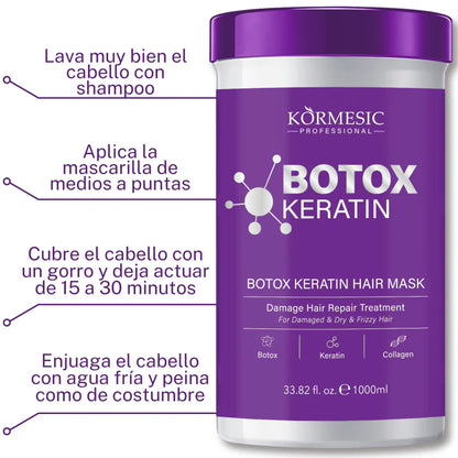 BOTOX REPARACIÓN CAPILAR CON COLÁGENO HAIRLUXE