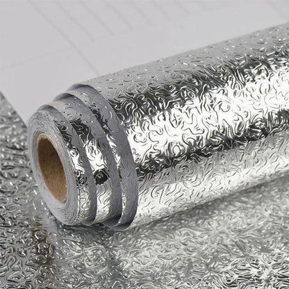 🛠️PAPEL ALUMINIO ULTRA-ADHESIVO COCINA LIMPIA EN SEGUNDOS✨ 5Mts x 60 Cm