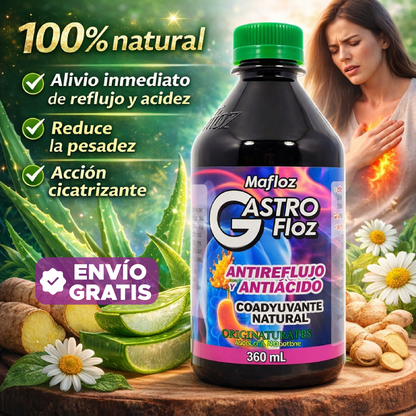 🌿🔥 GASTRO FLOZ  🛡️ ANTIREFLUJO & ANTIÁCIDO 100% NATURAL 💚🔥