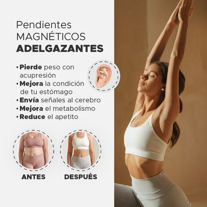 Pendientes Magnéticos Adelgazantes